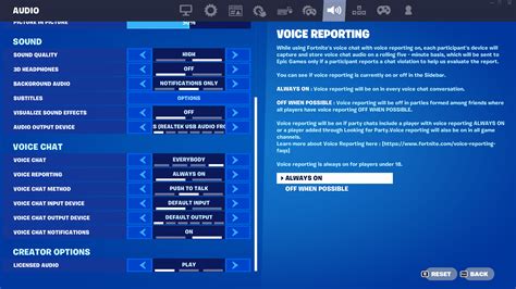 how to update fortnite voice chat